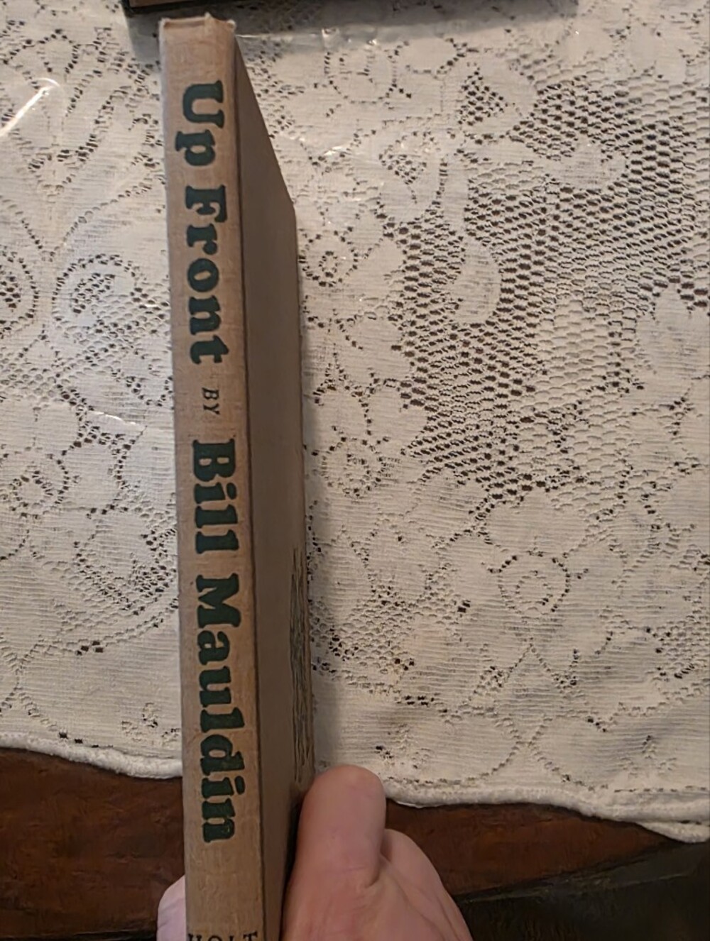Up Front Bill Mauldin Hardcover 1945 Henry Holt WWII nonfiction  first edition